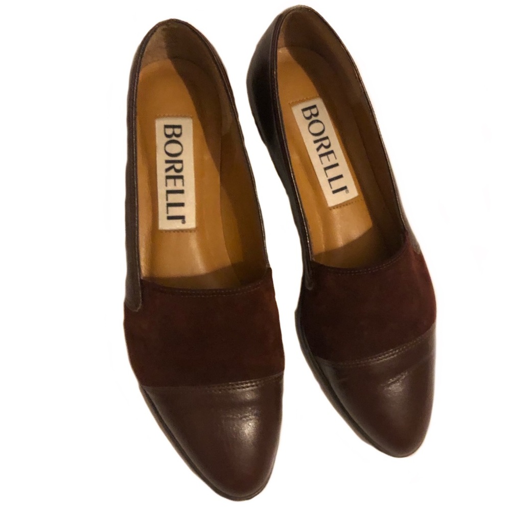 Borelli Leather Made in Brazil Suede Pointy Loafer